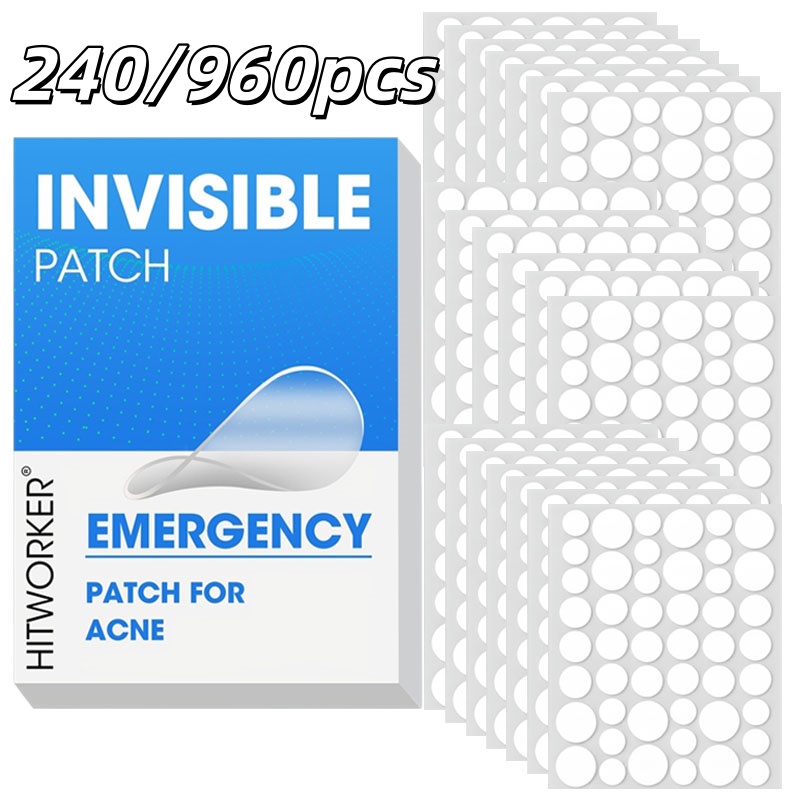Hydrocolloid Pimple Patch - Hydrocolloïde acnepleisters (240/960 pleisters per verpakking)