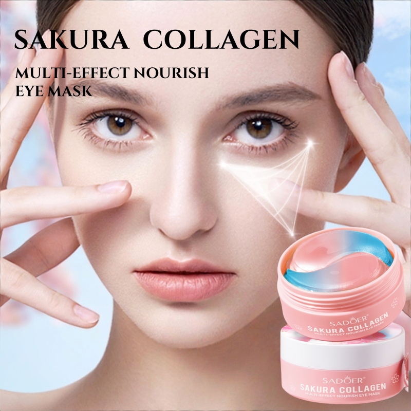 Collagen Under Eye Patches - 60 stuks Sakura Collagen Multi-Effect voedend