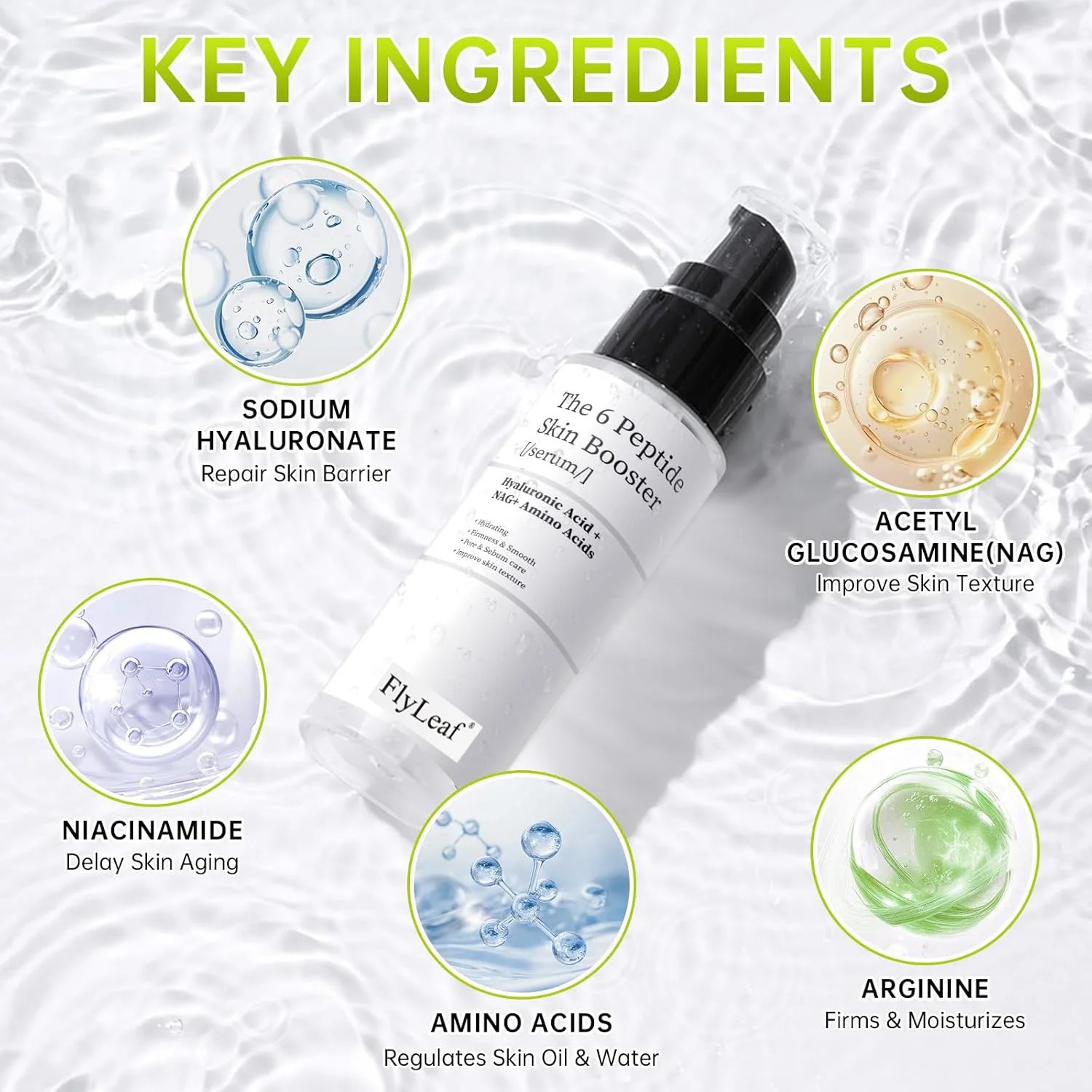 150ml Peptide Skin Booster Ton - Hyaluronic Acid Facial Serum recensie en prijs
