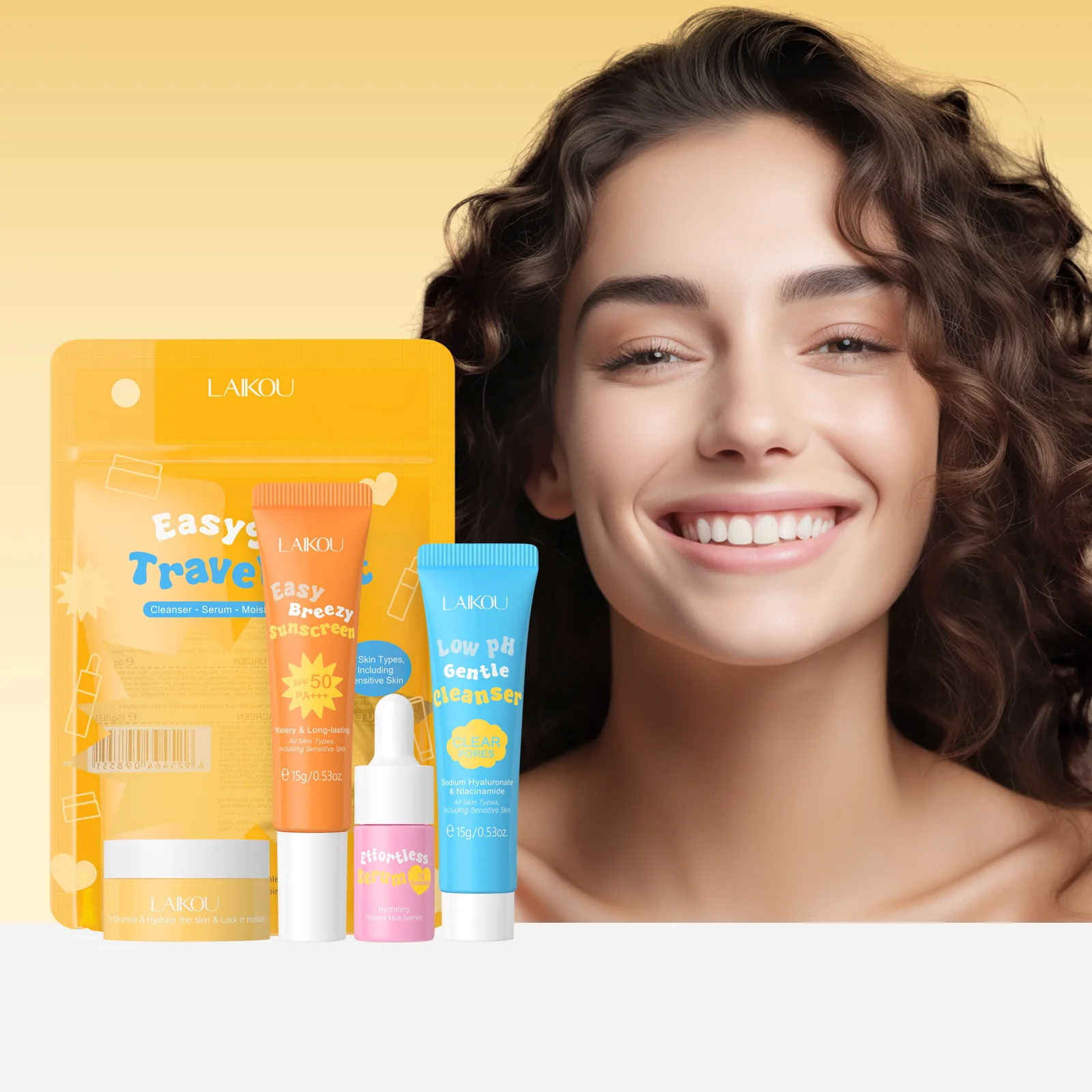 4 STKS Laikou Ceramide Reizen  - Hyaluronic Acid Facial Serum recensie en prijs
