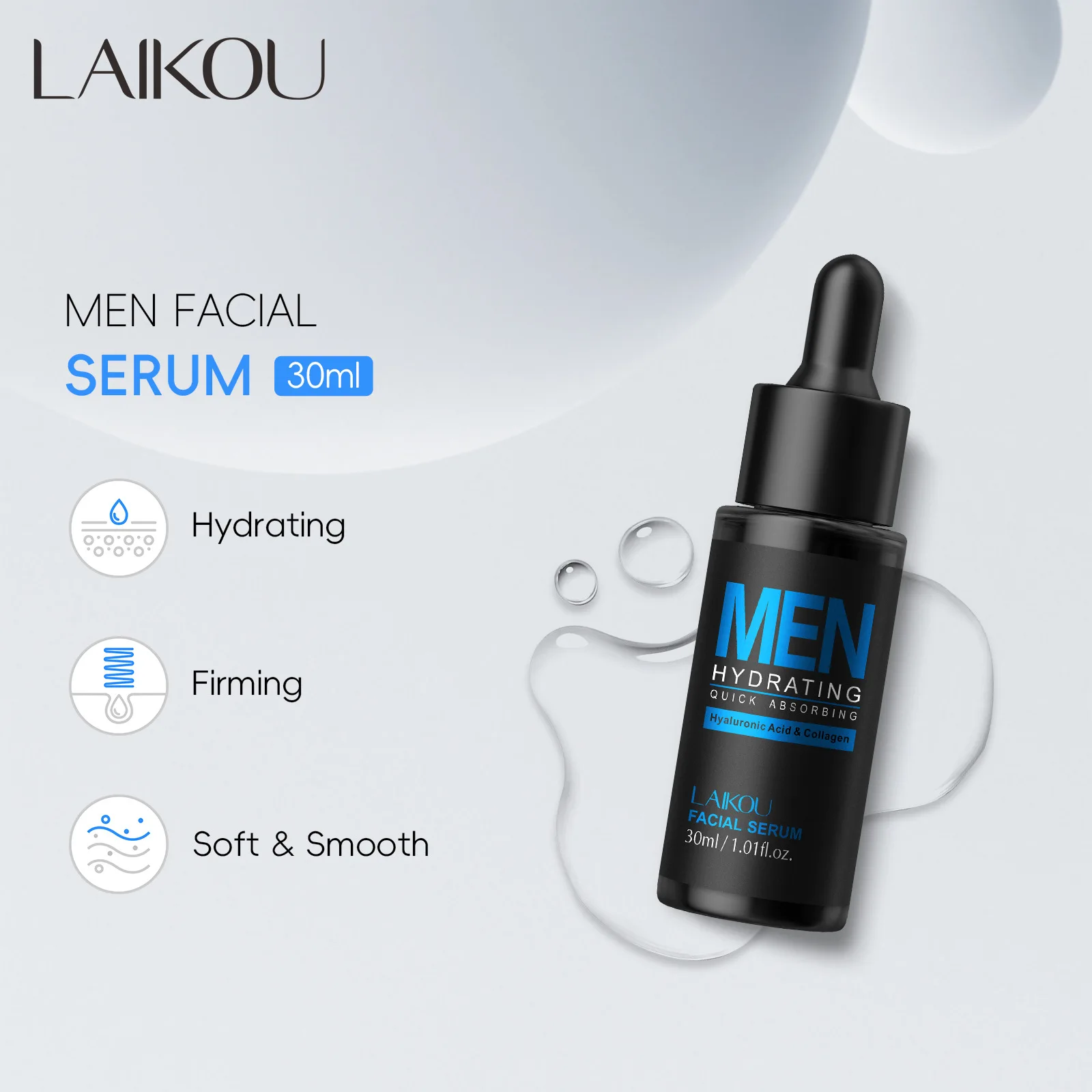 Mens 30ml Gezichtsserum Hydrat - Hyaluronic Acid Facial Serum recensie en prijs