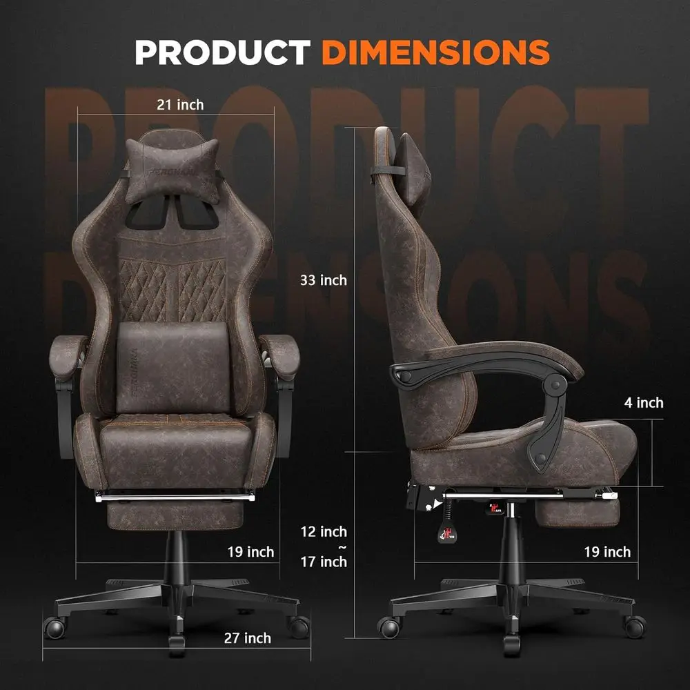 Ergonomische gamingstoel met h - Massage recensie en prijs